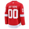 Maillot de Hockey Detroit Red Wings Personnaliser Fanatics Premium 2024-25 Rouge Domicile - Homme